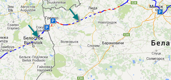 Бельск Подляски на карте. Дорога Белосток Волковыск. Бельск-Подляски бассейн. Белосток Замбрув расстояние.